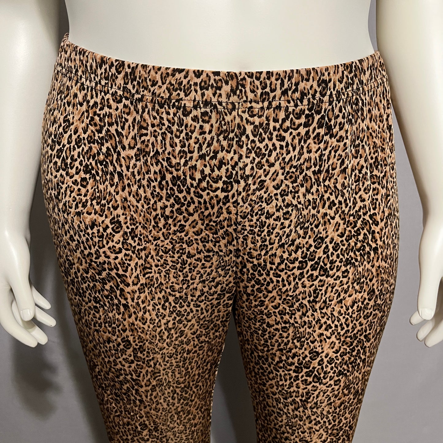 Liz Claiborne Animal Print Straight Leg Pants