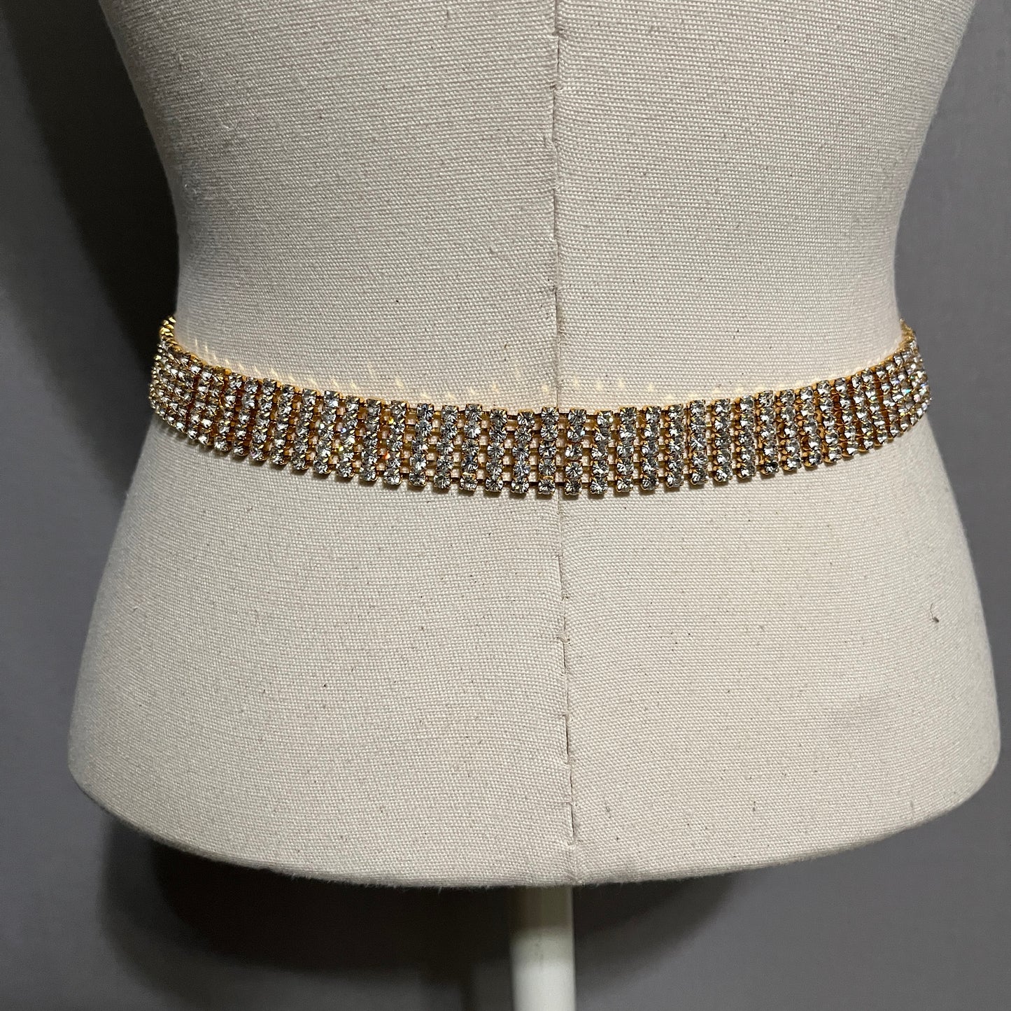 Neiman Marcus Gold Rhinestone Bling Belt