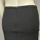 BCBG Maxazria Black Cargo Style Front Zip Pencil Skirt Sz-12