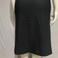 Vintage Santana Knit Black Pull On Pencil Skirt Sz-Large