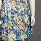 Talbots Cotton Floral Pleated Casual Knee Length Skirt Sz-10P