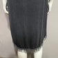 Anama Gray Knit Tank Hi-low Fringed Casual Summer Dress Sz-Small