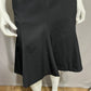 Liz Claiborne Black Wool Trumpet Skirt Sz-6