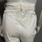 HW Vintage Cream 100% Cotton High Waist Denim Jeans Sz-8