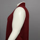 Croft & Barrow Maroon Open Front Sleeveless Cardigan Vest Sz-2X