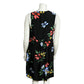 Old Navy Black Floral Rayon A-Line Dress Sz-Small