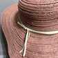 Lauren Conrad Blush Pink Paper Straw Floppy Sun Hat Sz-One Size