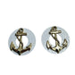 Gold Anchor Earrings