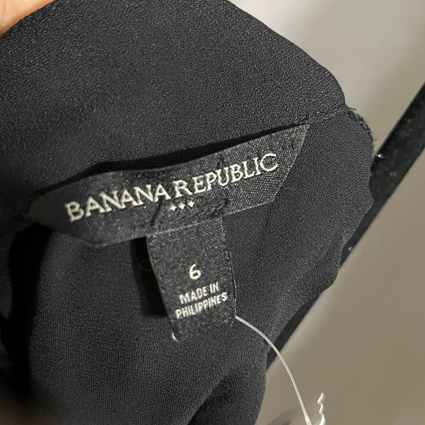 Banana Republic Black Sleeveless Jumpsuit Sz-6