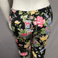 Talbots Petites Women’s Floral Cotton Capri Pants Sz-6/8
