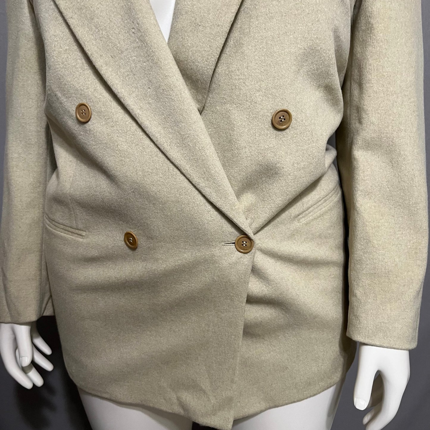 Ermenegildo Zegna Tan Soft Cashmere Feel Sports Jacket Blazer Sz-52