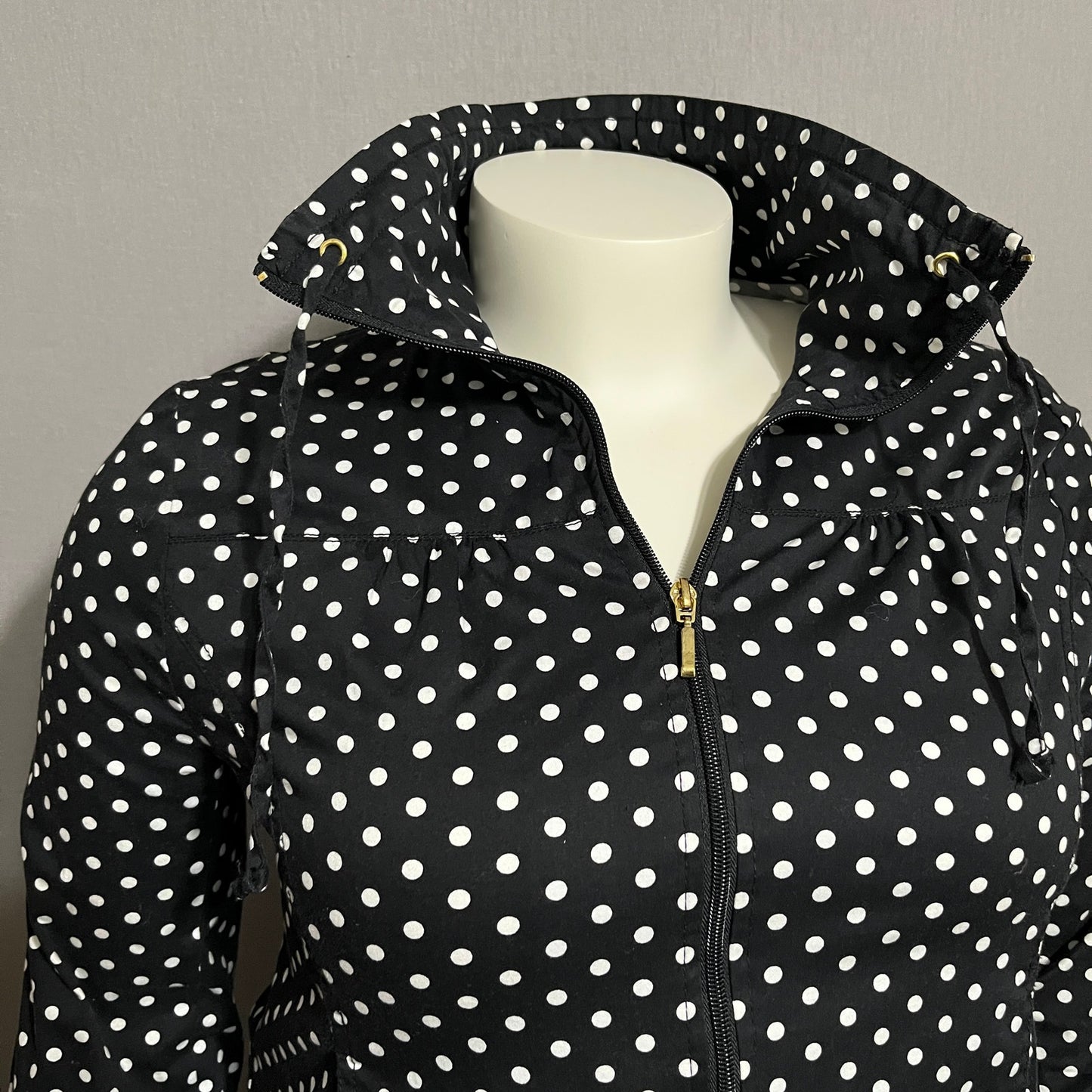Studio Works Women Cotton Lightweight Jacket Polka Dot Sz-XL Petite