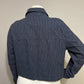 Lane Bryant Navy Linen / Cotton Striped Lightweight Jacket Sz-18