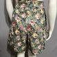 Vintage R.J. Stevens Overall 100% Cotton Floral Romper Sz-12