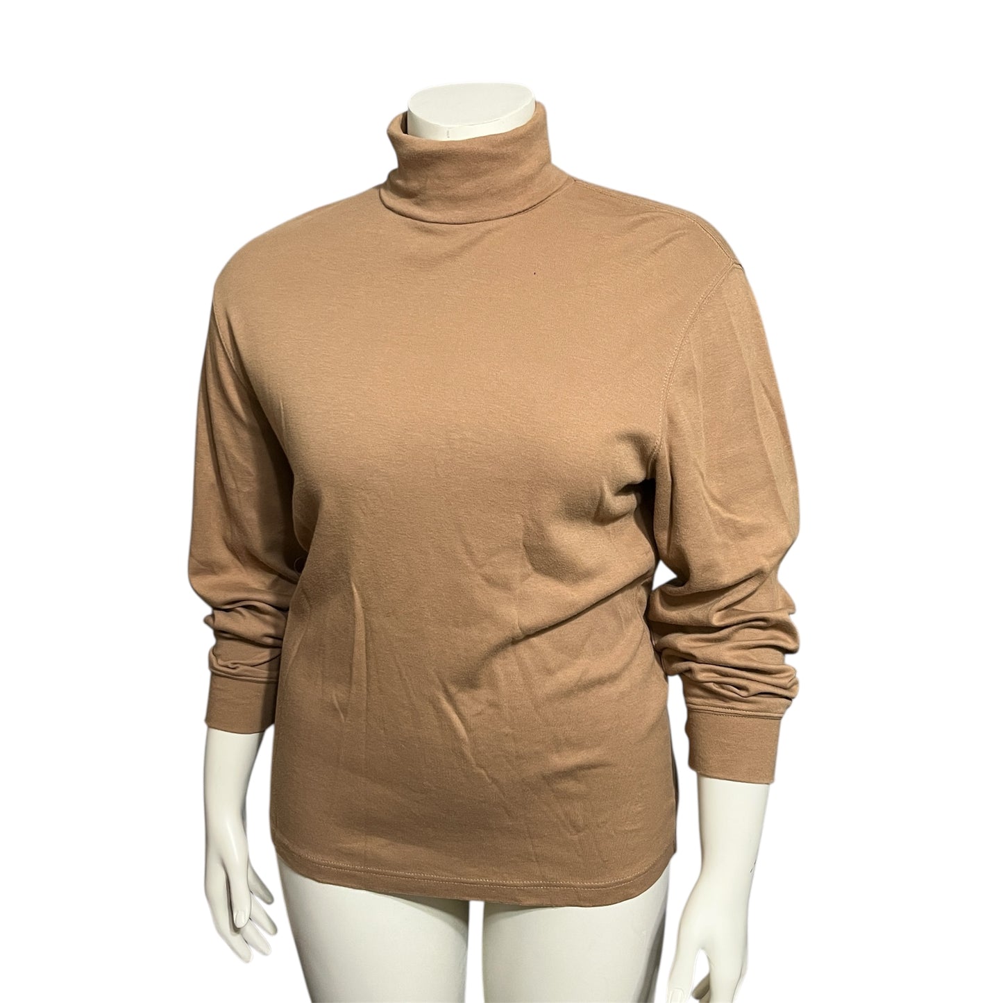 Croft & Barrow Turtleneck Tan Pullover Sz- XL