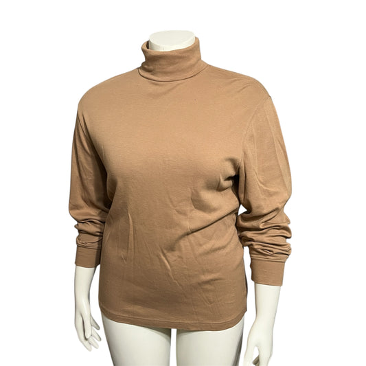 Croft & Barrow Turtleneck Tan Pullover Sz- XL