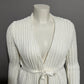 Jones New York Cream Tie Waist Open Cardigan Sweater Sz-Medium