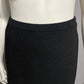 Vintage Santana Knit Black Pull On Pencil Skirt Sz-Large