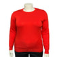 2- Isaac Mizrahi Silk Cotton Blend Crew Neck Lightweight Sweaters Sz-XL (Red & Black)