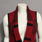 Joseph A Red and Black Knit Cardigan Sz-Large