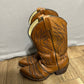 Dan Post Leather Cognac Cowboy Western Men’s Sz-9 1/2