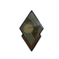 Vintage Geometric Brooch in Earth Tones