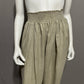 Eileen Fisher Taupe 100% Silk High Waist Pleated Trousers Sz-2