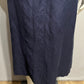 CH Signature Navy  Linen Cotton Maxi Sleeveless Button Front Dress Sz-Small