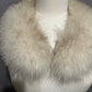 Faux Fur Cream Collar Attachment Sz-One Size