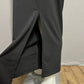 G.I.L.I. Black Pull On Stretch With Side Split Wide Leg Pants Sz-XXSP