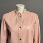 Bart Sibylle Pink Leather Jacket Sz-XL