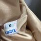 Calvin Klein Camel Hair Wool Double Breasted Tan Coat Sz-6 (Large)
