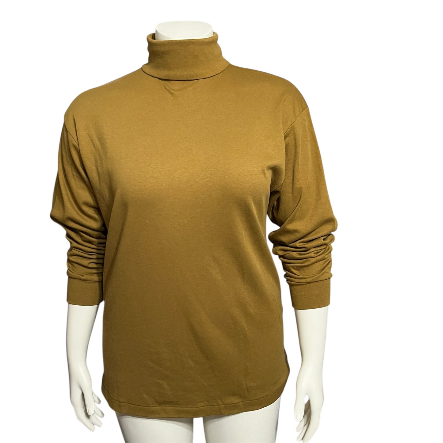 GAP Golden Brown Cotton Turtleneck Sz-Medium