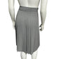 Samantha Taylor Gray A-Line Pleated Skirt Sz-6