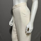 Lauren Ralph Lauren Cream 100% Silk Wide Leg Trousers Sz-12