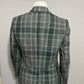 Chadwicks Green Plaid Wool Blend Blazer Sz-12