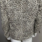 Coldwater Creek 100% Silk Leopard Print Quilted Jacket Sz-Small Petite