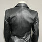 Jaqueline Ferrar Genuine Lambskin Leather Double Breasted Jacket Sz-Medium