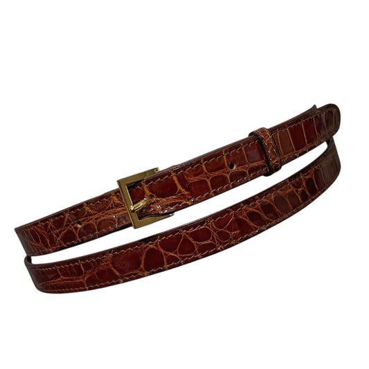 Genuine Patent Animal Skin Skin Double Wrap Belt!