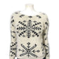 Finn & Clover Fuzzy Snowflake Sweater Sz-Small
