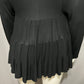 Joseph A Black Open 3 Tiered Cardigan Sz-XL