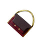 Marni Burgundy Mini Purse Handbag Brooch Pin