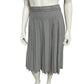 Samantha Taylor Gray A-Line Pleated Skirt Sz-6