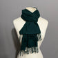 VTG Neiman Marcus 70% Cashmere 30% Wool Green Scarf
