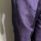 Rhoda Lynne Purple 100% Silk 2 Pc Jogger Pants Set Sz-Medium