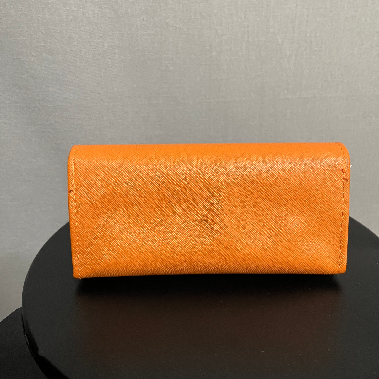 Tory Burch Vibrant Orange Eyeglass Case with Eyeglass Bag
