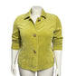 Requirements Women's Corduroy Jacket in Lime Green Sz-XL