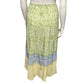 Newport News Green Color-block With Sequins Boho Maxi Skirt Sz-Medium