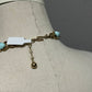 Trifari Mint Green With Gold Trim Necklace Sz- One Size