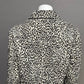 Coldwater Creek 100% Silk Leopard Print Quilted Jacket Sz-Small Petite